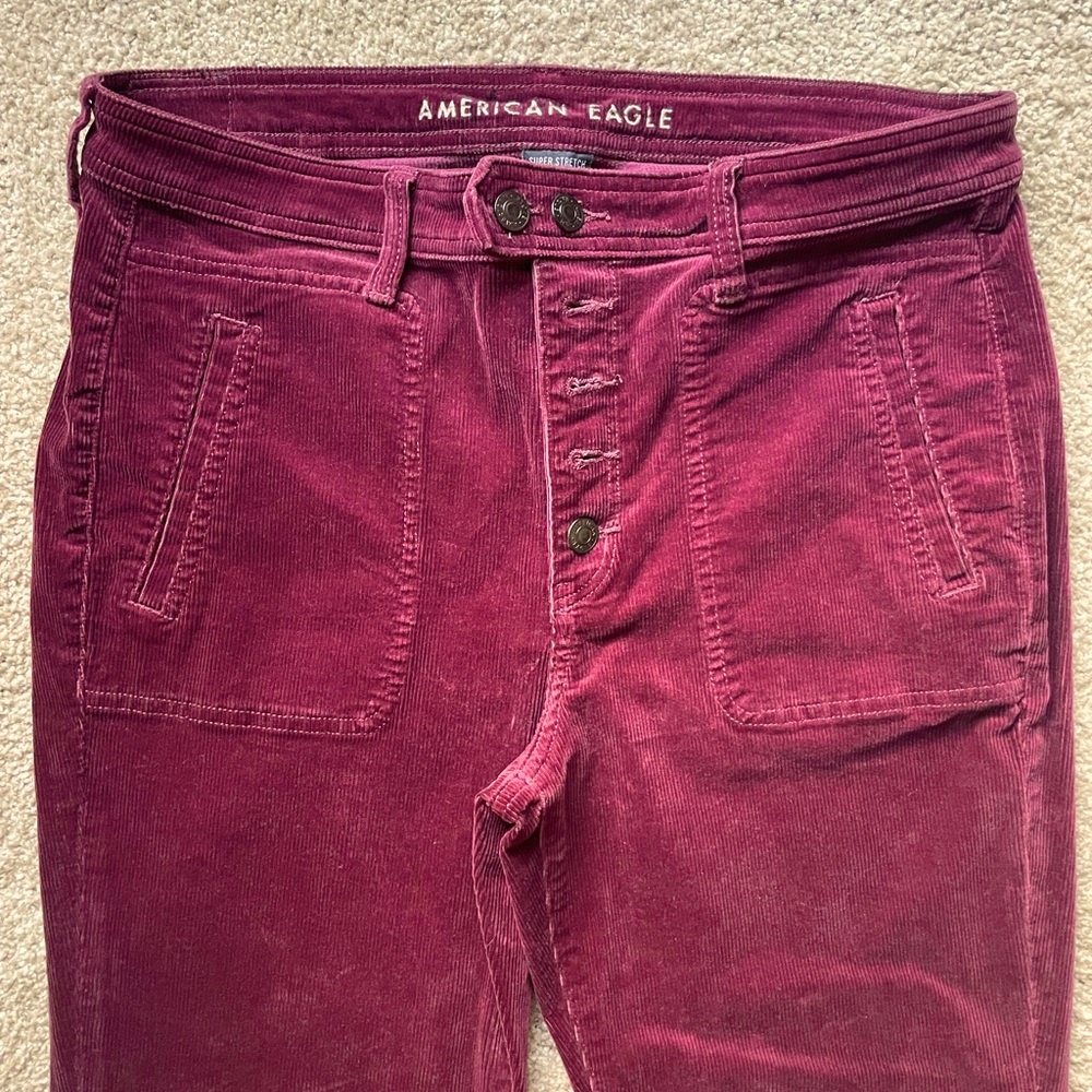 American Eagle corduroy super stretch skinny ankle. Brand new never worn.